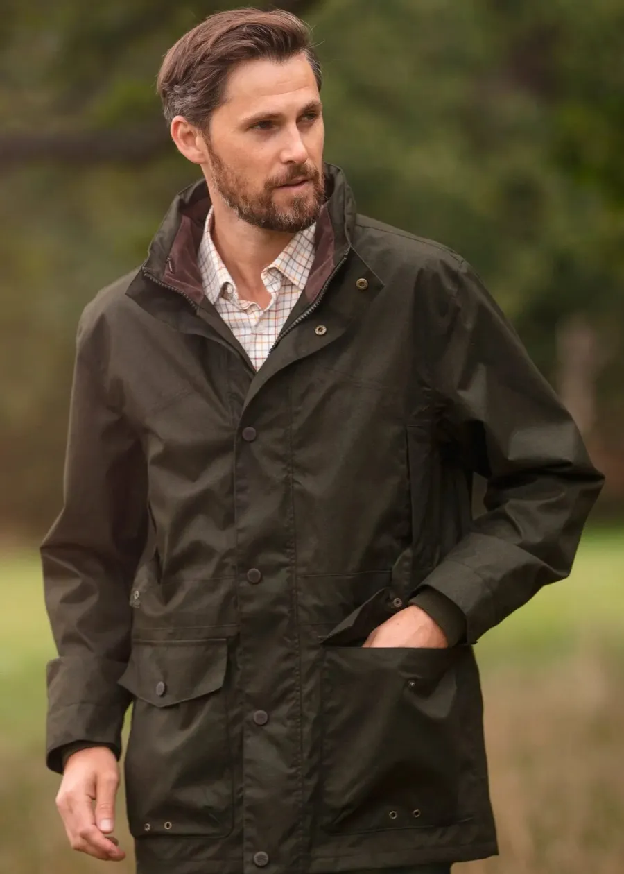 alan_paine_fernley_field__2.webp Alan Paine Fernley Field Coat - Mens Waterproof - Woodland