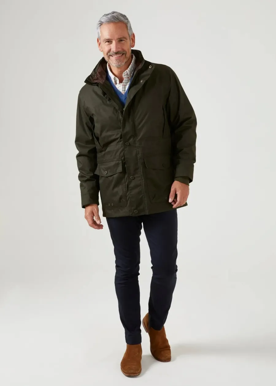 alan_paine_fernley_field__3.webp Alan Paine Fernley Field Coat - Mens Waterproof - Woodland