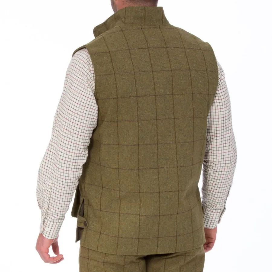 alan_paine_rutland_mens_z_3.webp Alan Paine Rutland Mens Zip Waistcoat - Lichen