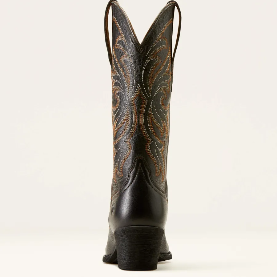 ariat_heritage_j_toe_stre_2.webp Ariat Heritage J Toe Stretchfit Western Boots - Womens Cowgirl - Black