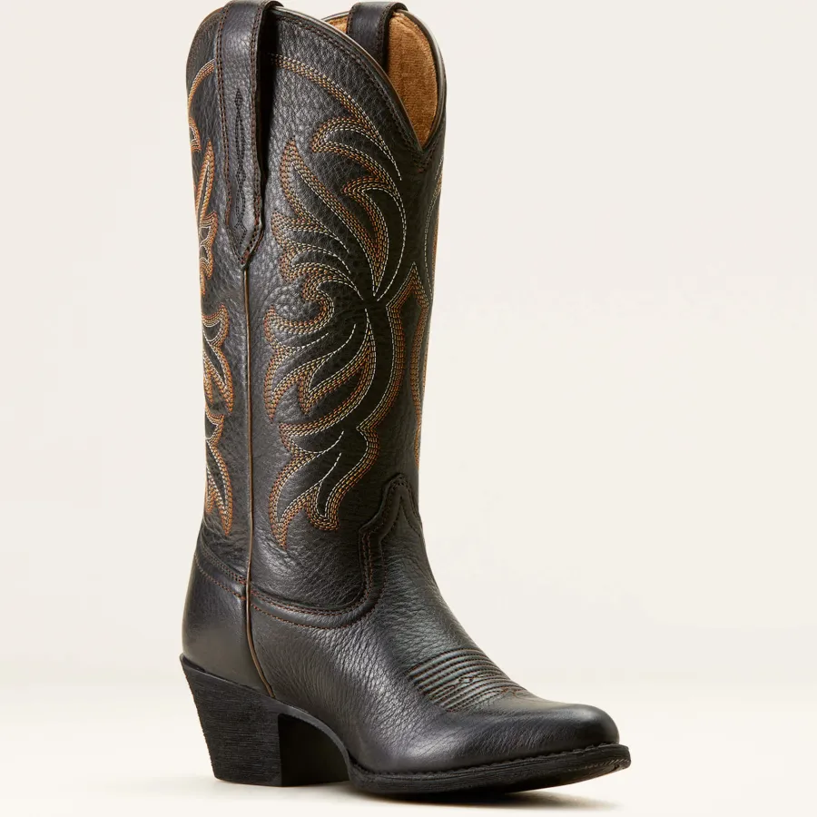 ariat_heritage_j_toe_stre_6.webp Ariat Heritage J Toe Stretchfit Western Boots - Womens Cowgirl - Black