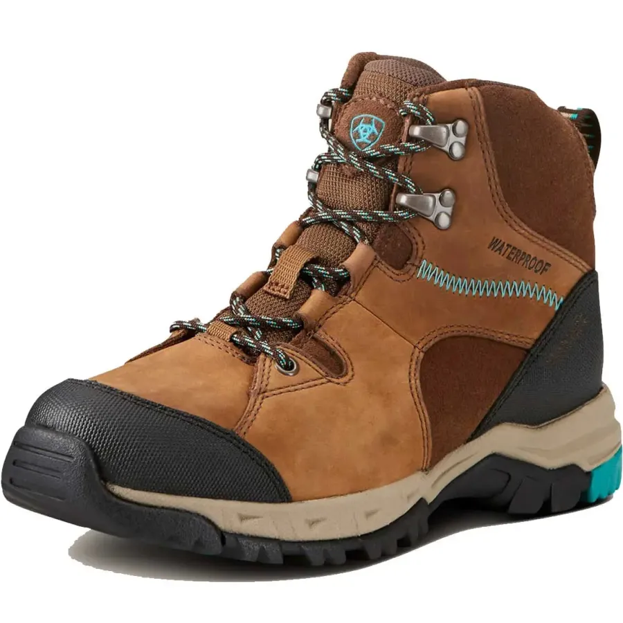 Women Ariat Skyline Mid H20 Waterproof Boots - Womens - Distressed Brown