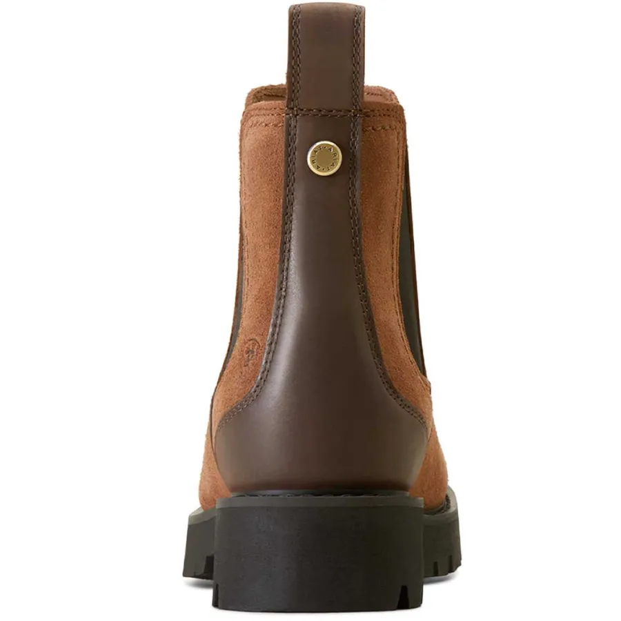 Ariat Wexford Lug H2O Waterproof Chelsea Boots - Womens - Dark Earth