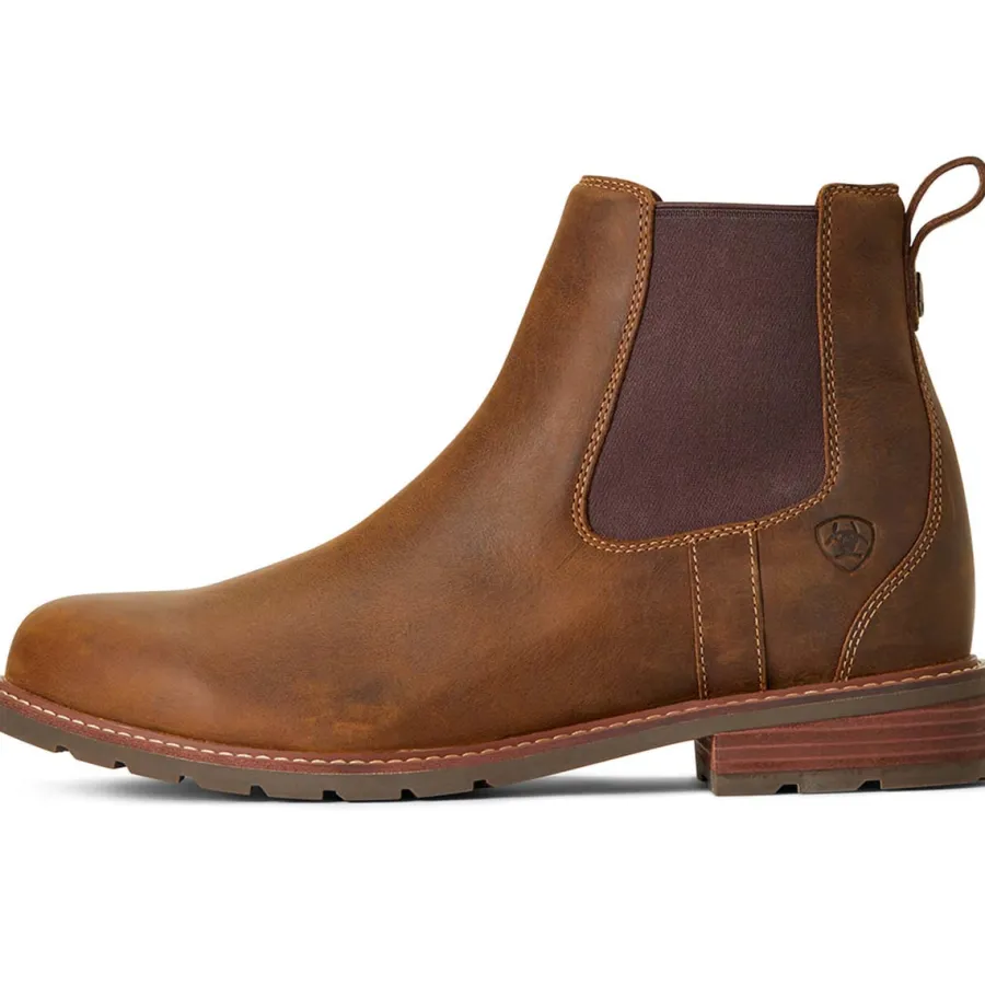 ariat_wexford_waterproof__3-1.webp Ariat Wexford Waterproof Chelsea Boots - Mens - Weathered Brown