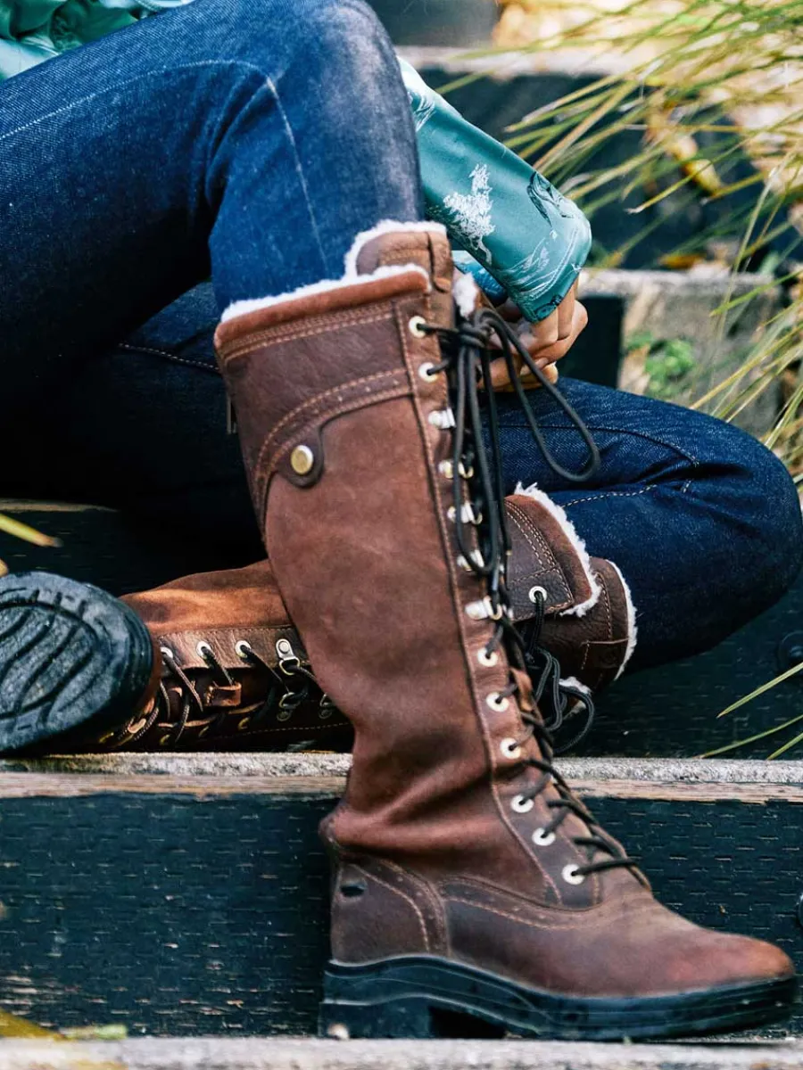 ariat_wythburn_tall_boots_1.webp Ariat Wythburn Tall Boots - Womens Waterproof Insulated - Dark Brown