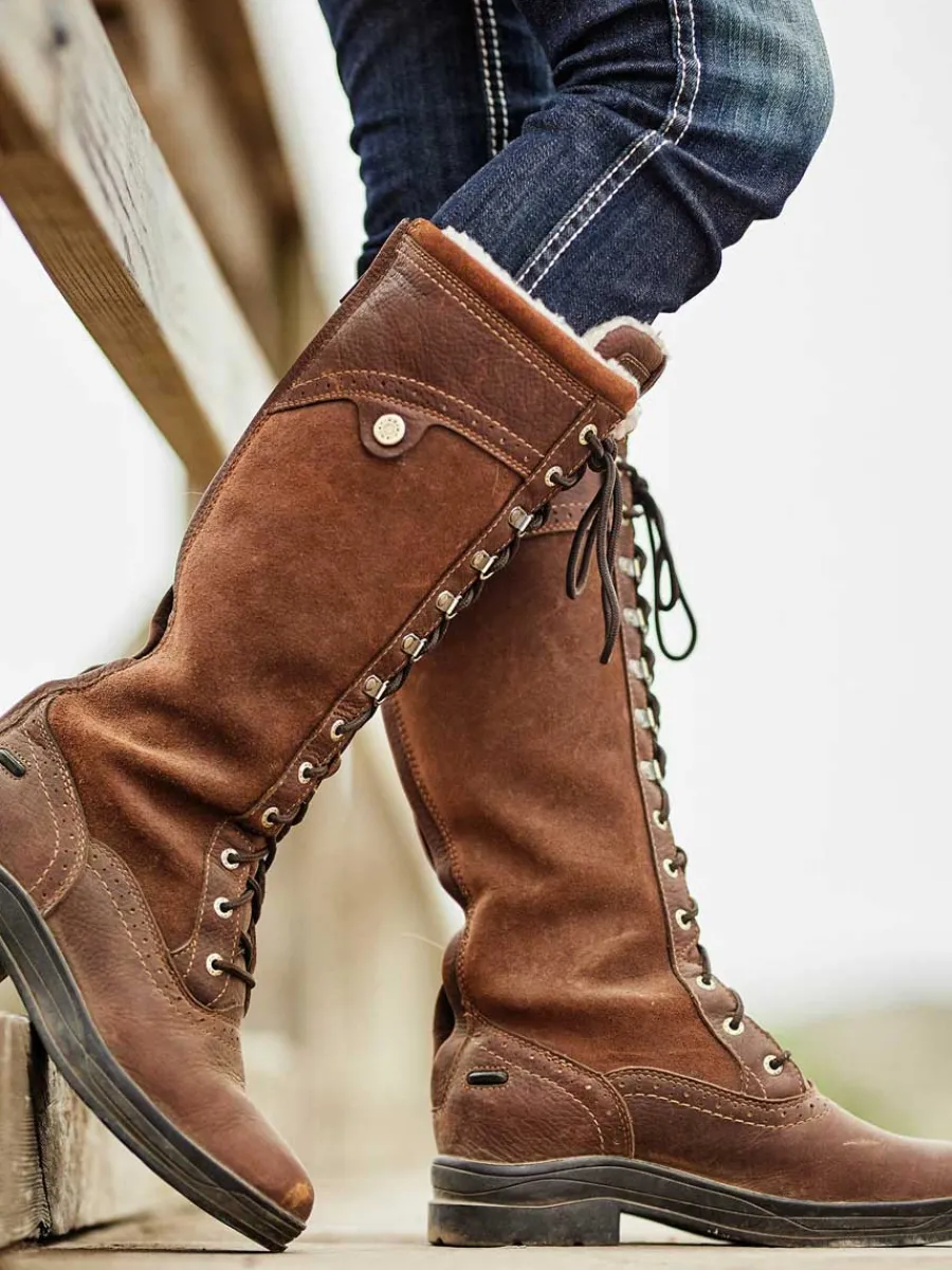 ariat_wythburn_tall_boots_2.webp Ariat Wythburn Tall Boots - Womens Waterproof Insulated - Dark Brown