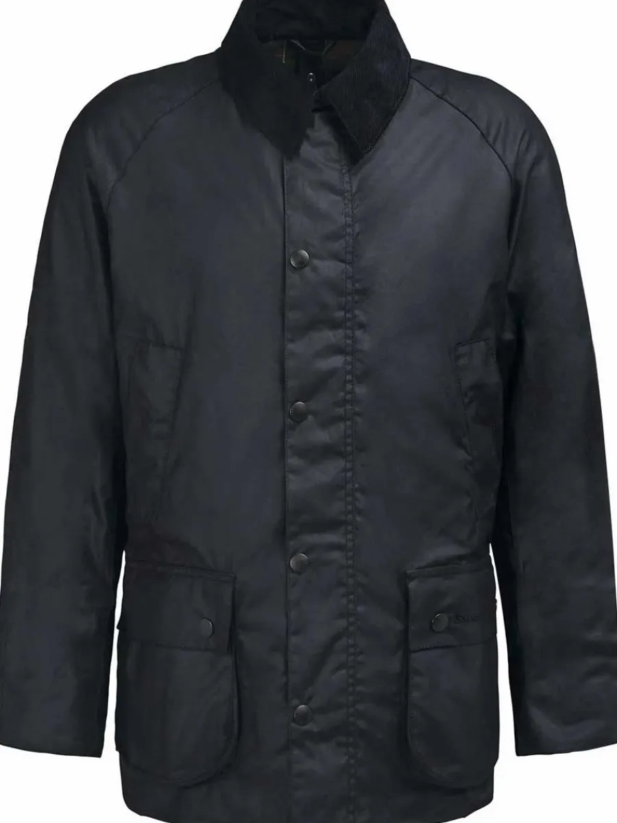 Barbour Ashby Wax Jacket - Mens - Black
