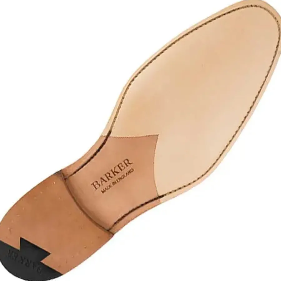Barker Shoes BARKER Darlington Shoes - Mens Derby Style - Brandy Hi-Shine