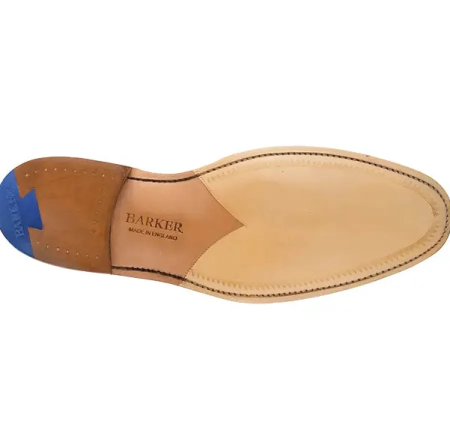 barker_valiant_shoes__men_1-1.webp Barker Shoes BARKER Valiant Shoes - Mens Brogue - Navy Hand Painted