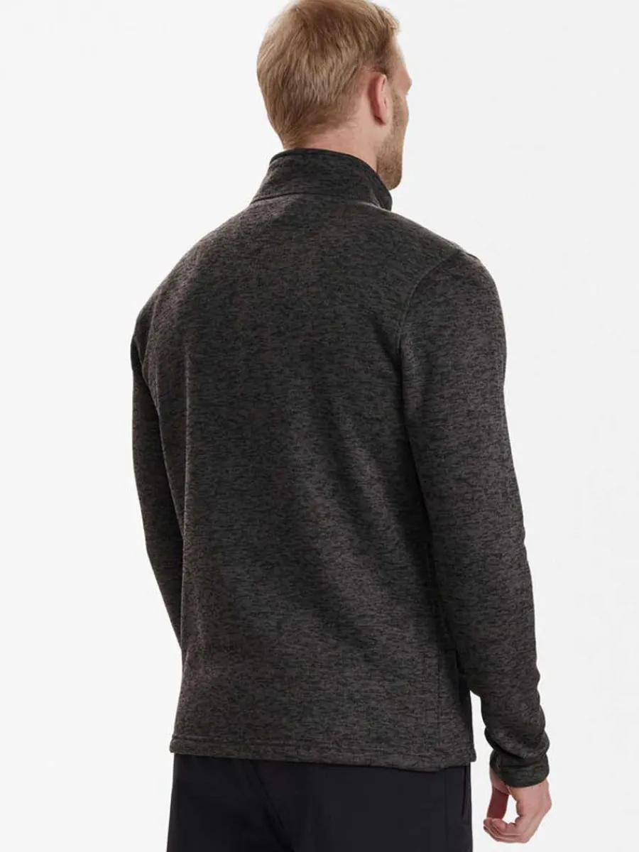 Deerhunter Sarek Knitted Jacket - Men's - Dark Grey Melange