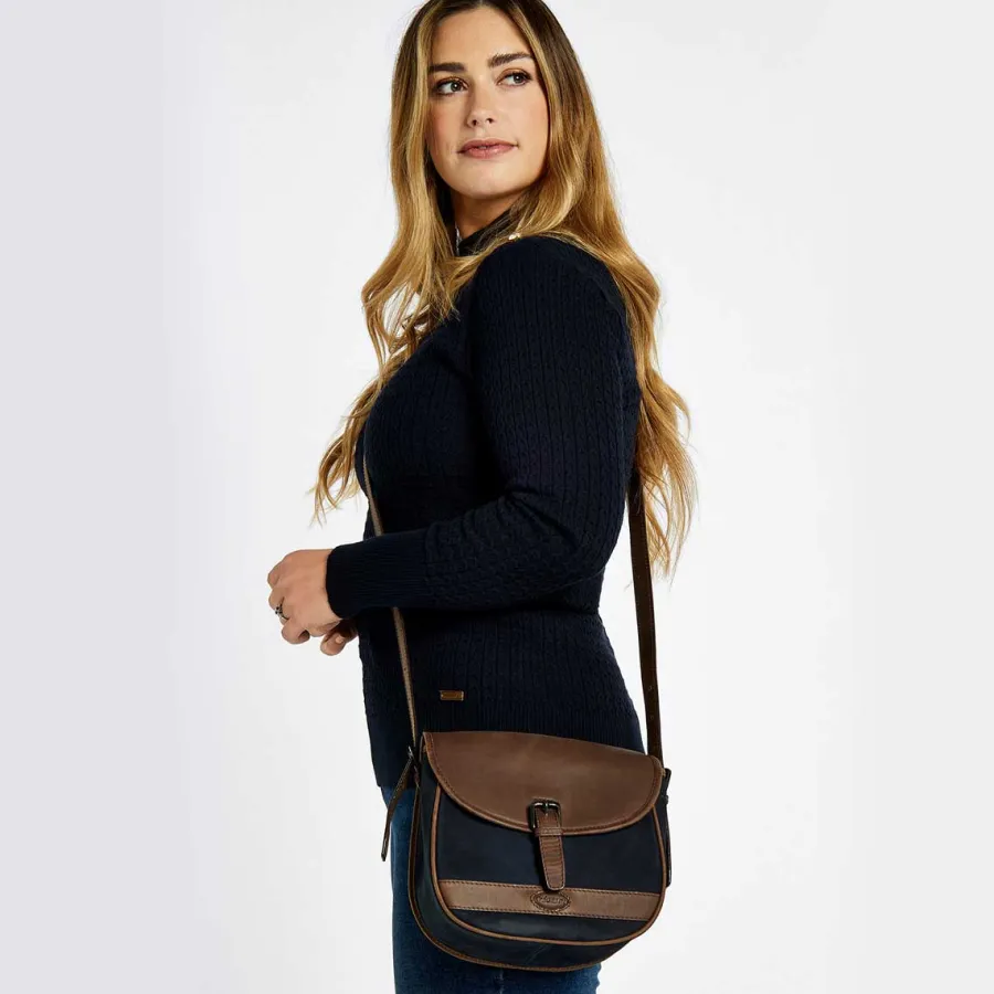 dubarry_clara_leather_han_2-3.webp Dubarry Clara Leather Handbag - Womens - Navy & Brown