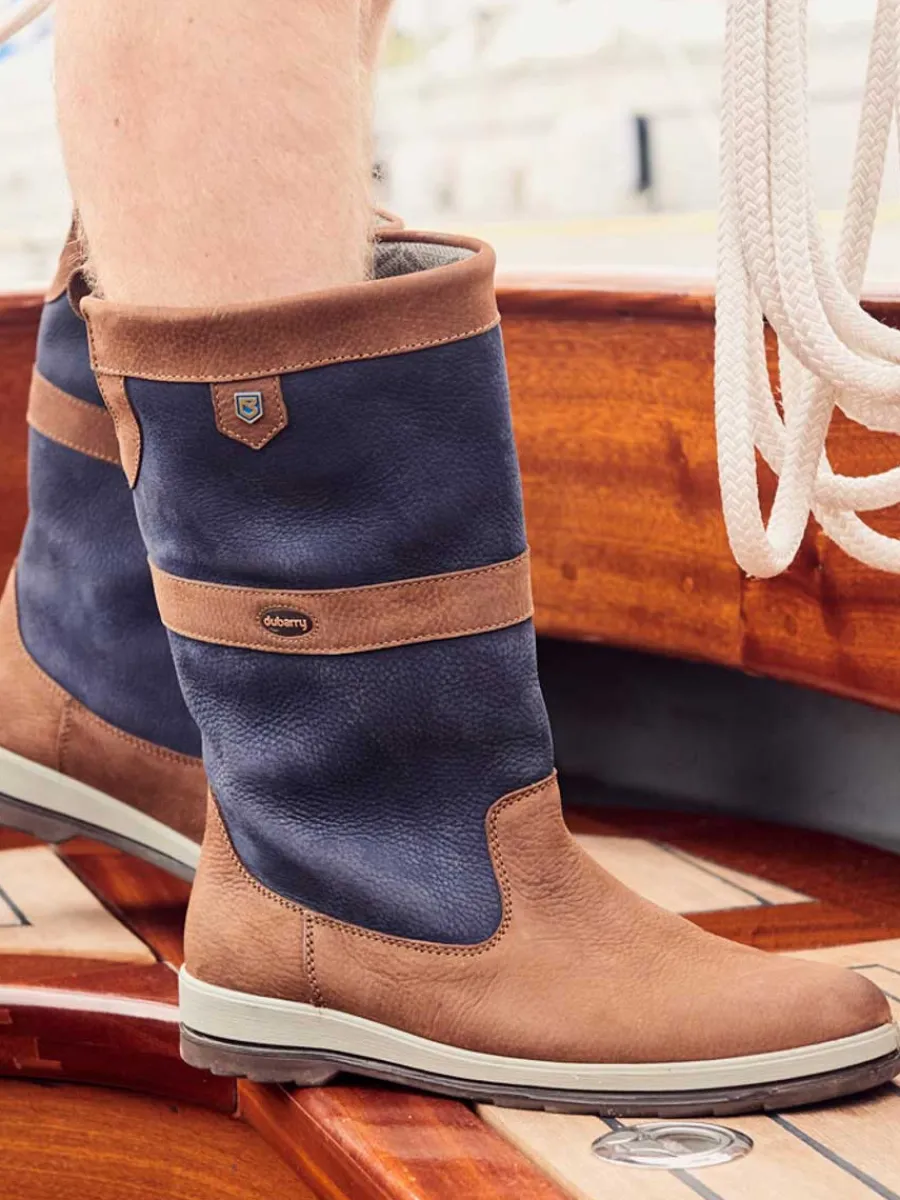 dubarry_ultima_sailing_bo_1-2.webp Dubarry Ultima Sailing Boots - GORE-TEX Leather - Navy & Brown