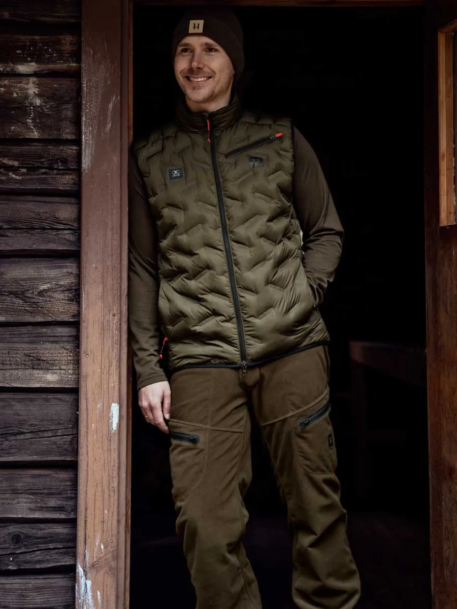 harkila_clim_insulated_he_2.webp Harkila Clim8 Insulated Heat Control Waistcoat - Mens - Willow Green