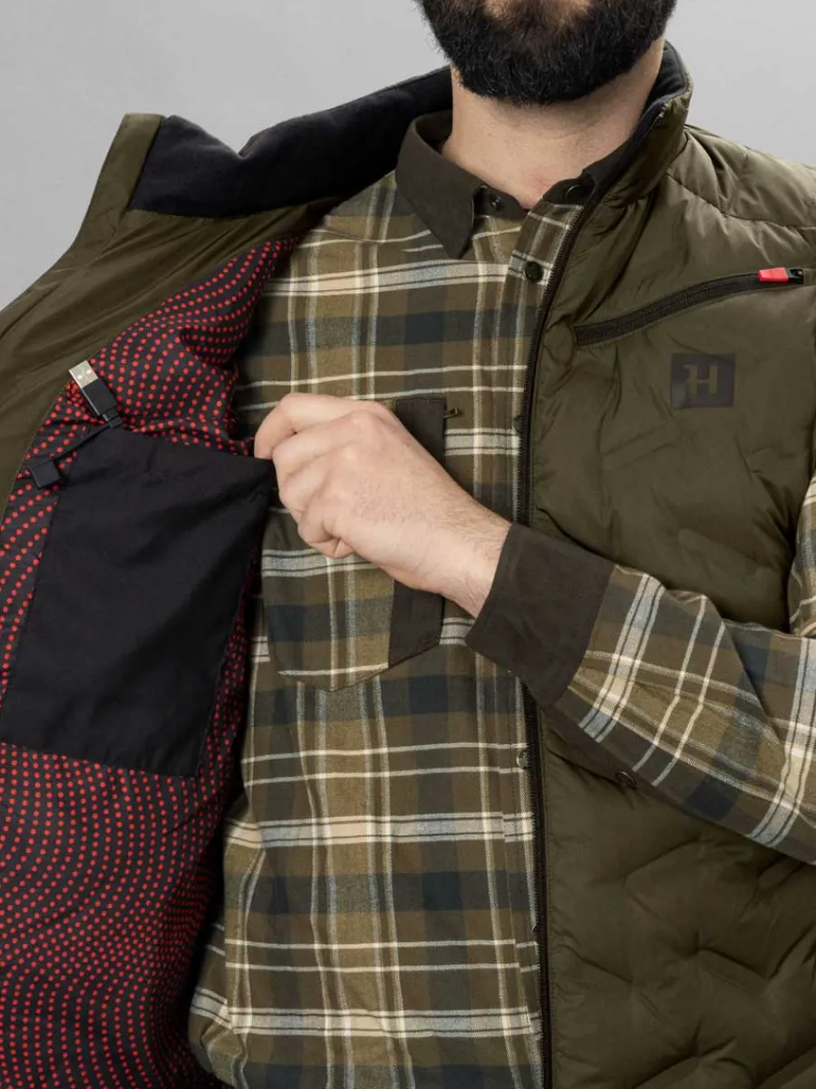 harkila_clim_insulated_he_4.webp Harkila Clim8 Insulated Heat Control Waistcoat - Mens - Willow Green