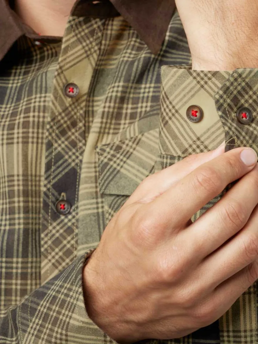 harkila_driven_hunt_flann_2-2.webp Harkila Driven Hunt Flannel Shirt - Mens - Light Teak Check