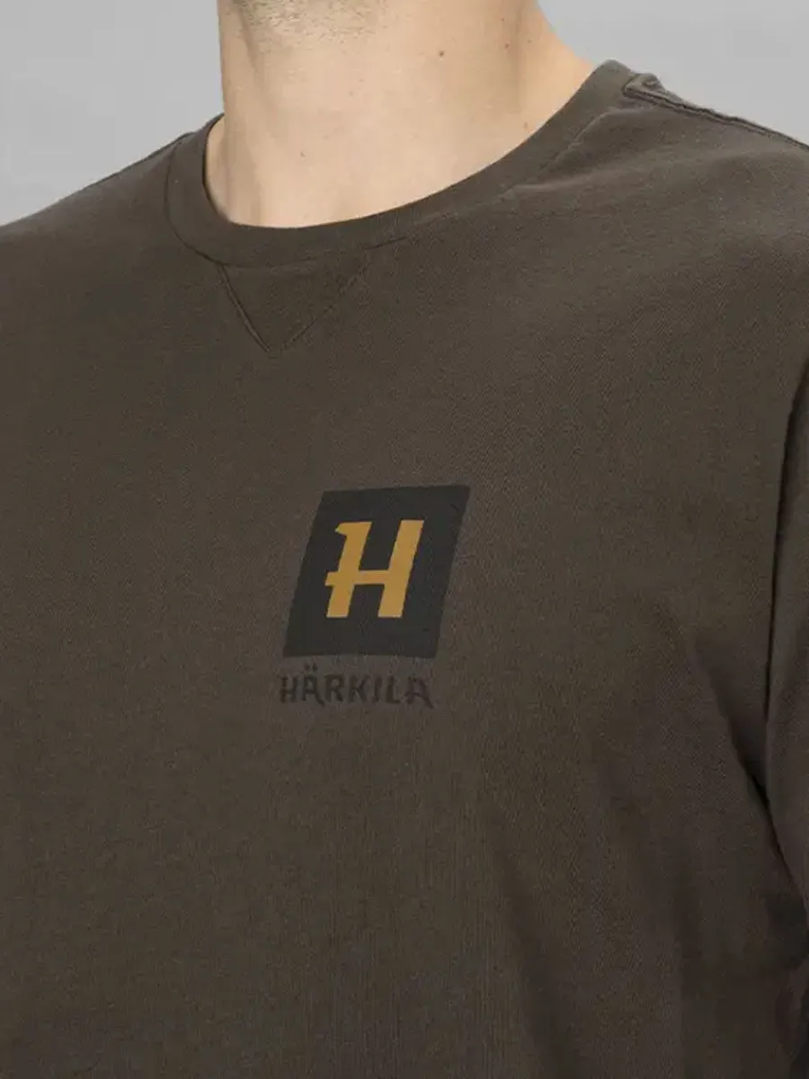 Harkila Gorm Short Sleeve T-shirt - Mens - Shadow Brown