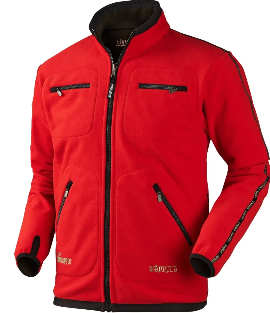 harkila_kamko_fleece__men_5.webp Harkila Kamko Fleece - Mens Reversible Windstopper - Brown / Red