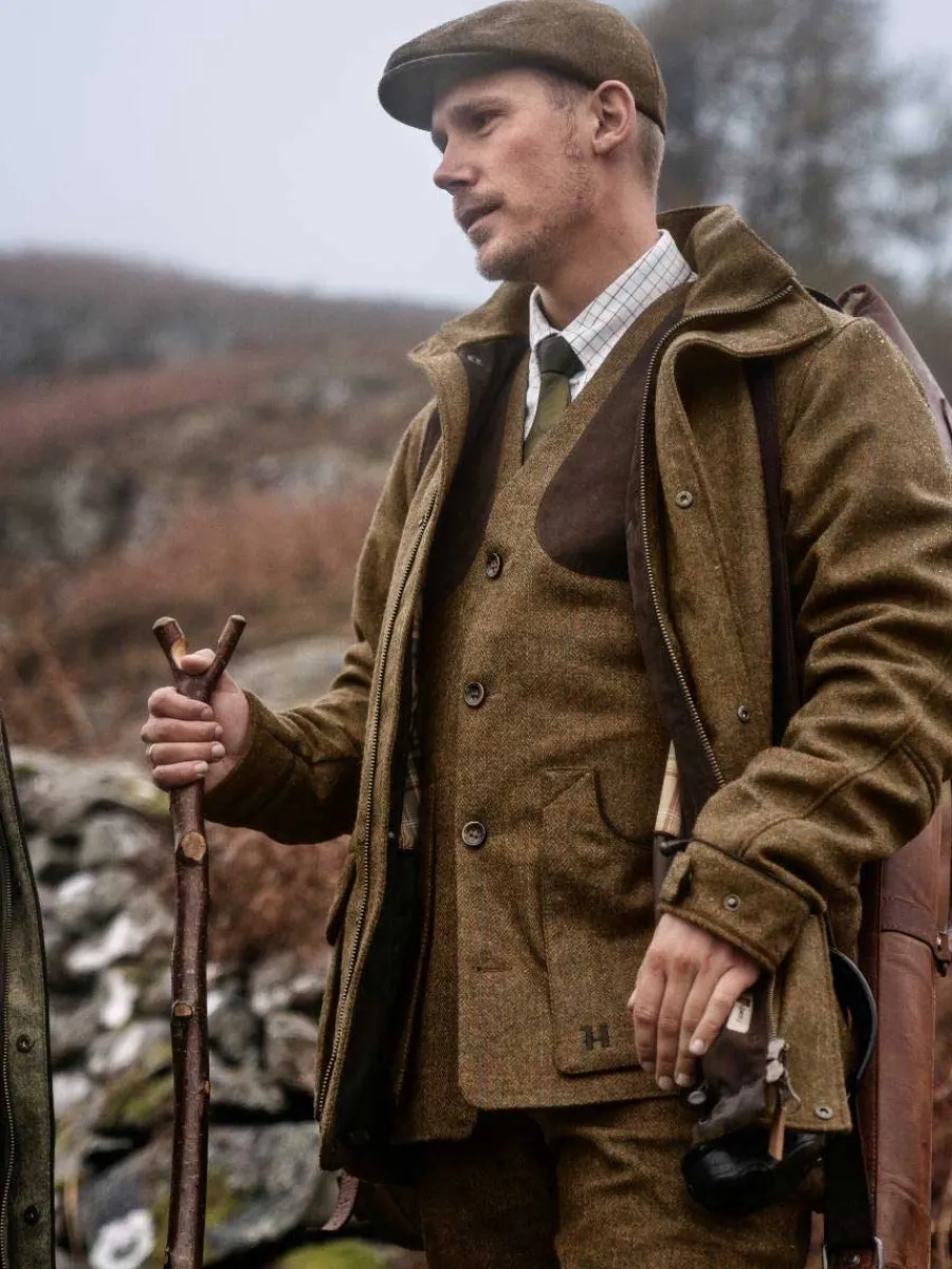 Harkila Kenmore Shooting Waistcoat - Mens - Terragon Brown