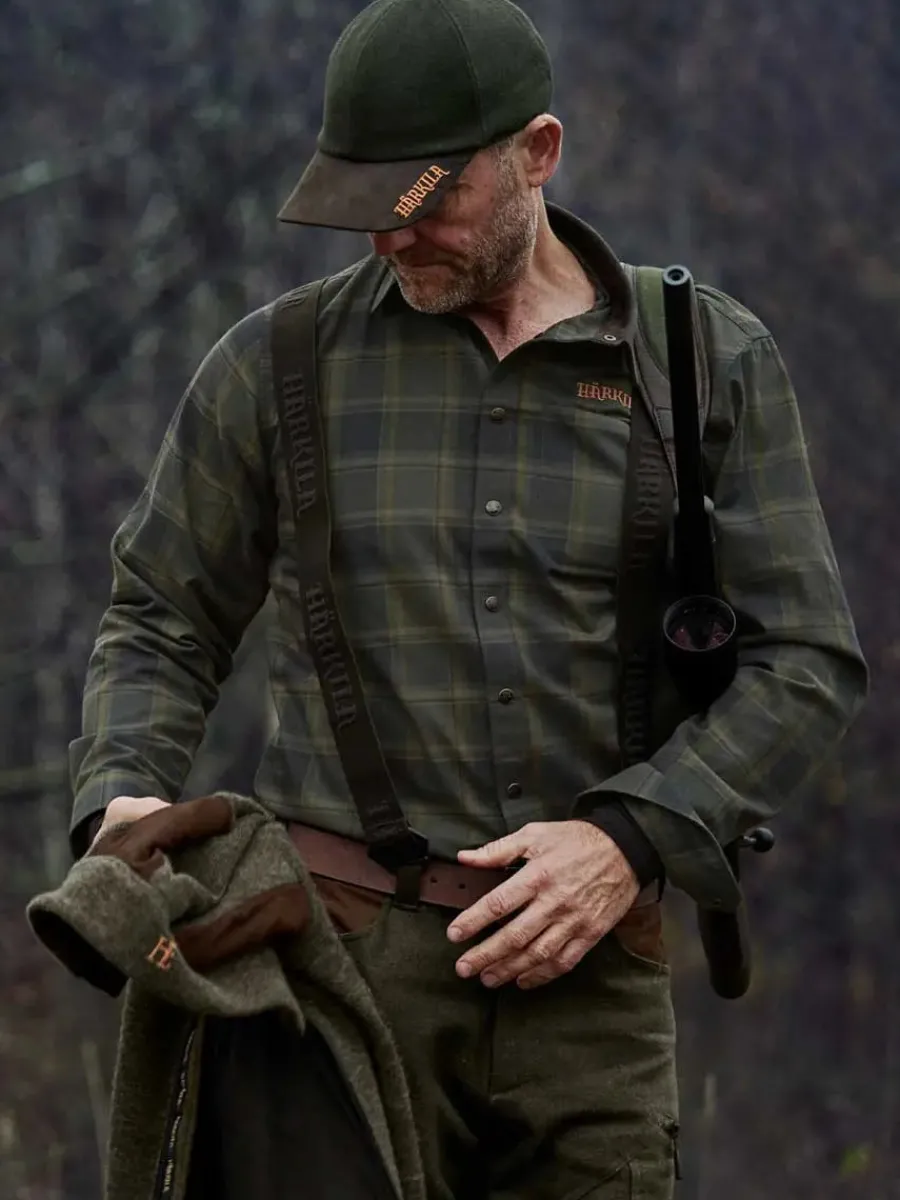 Harkila Metso Active Shirt - Mens - Willow Green Check