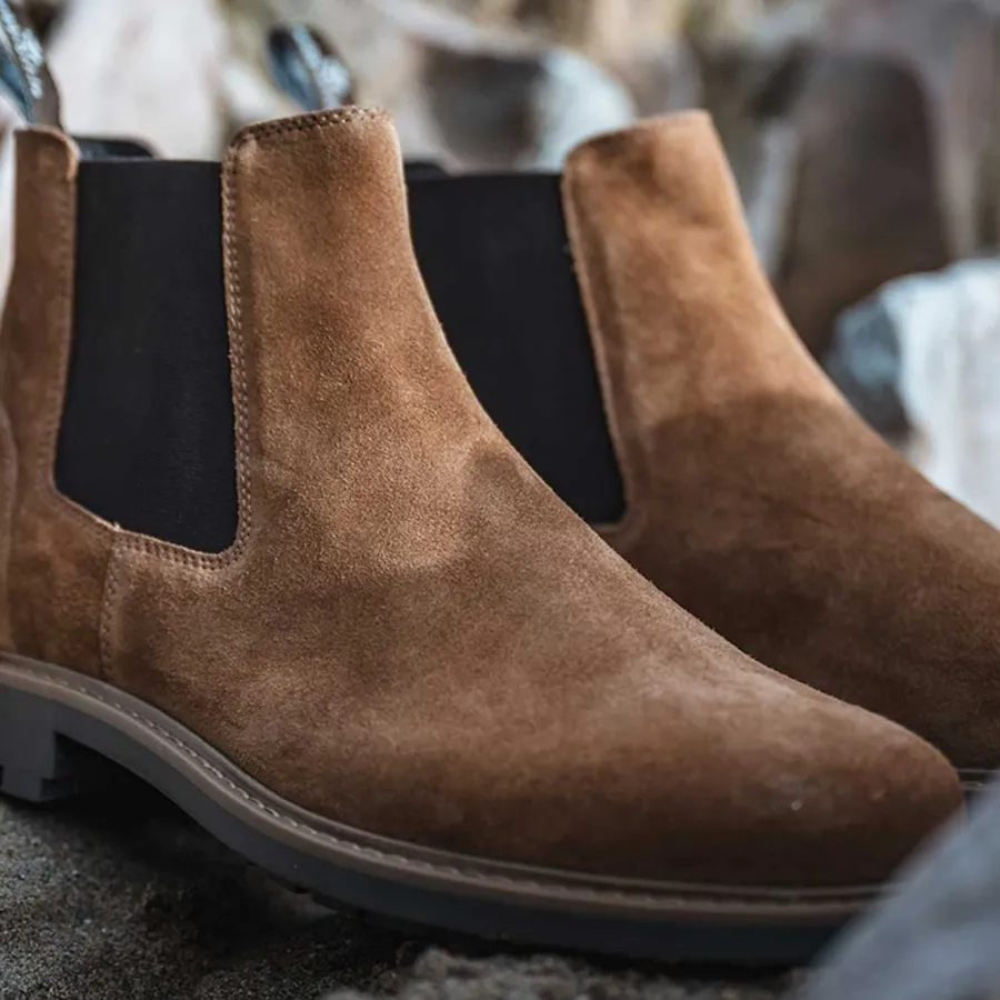 Hoggs of Fife Banff Country Dealer Boots - Men's - Brown Suede