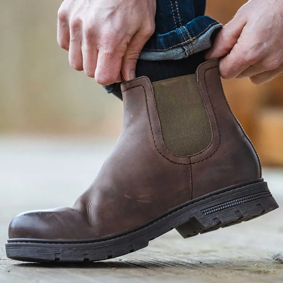 Hoggs of Fife Dalmeny Waterproof Dealer Boots - Men's - Dark Brown