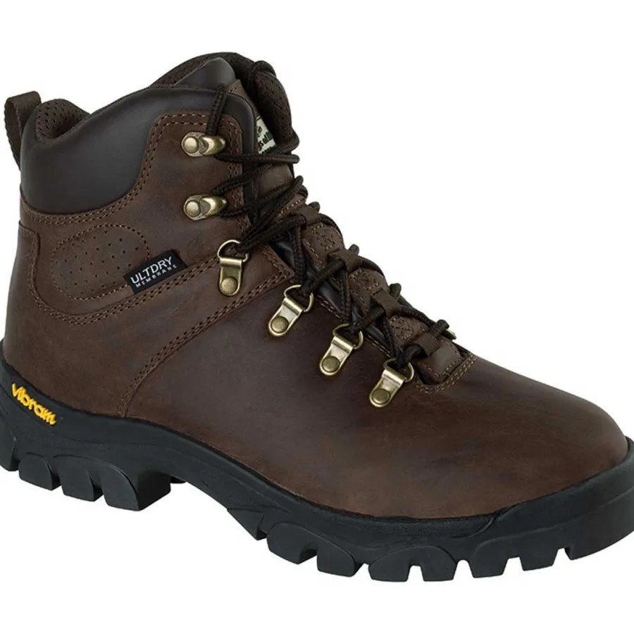 Hoggs of Fife Munro Classic W/P Hiking Boot - Crazy Horse Brown