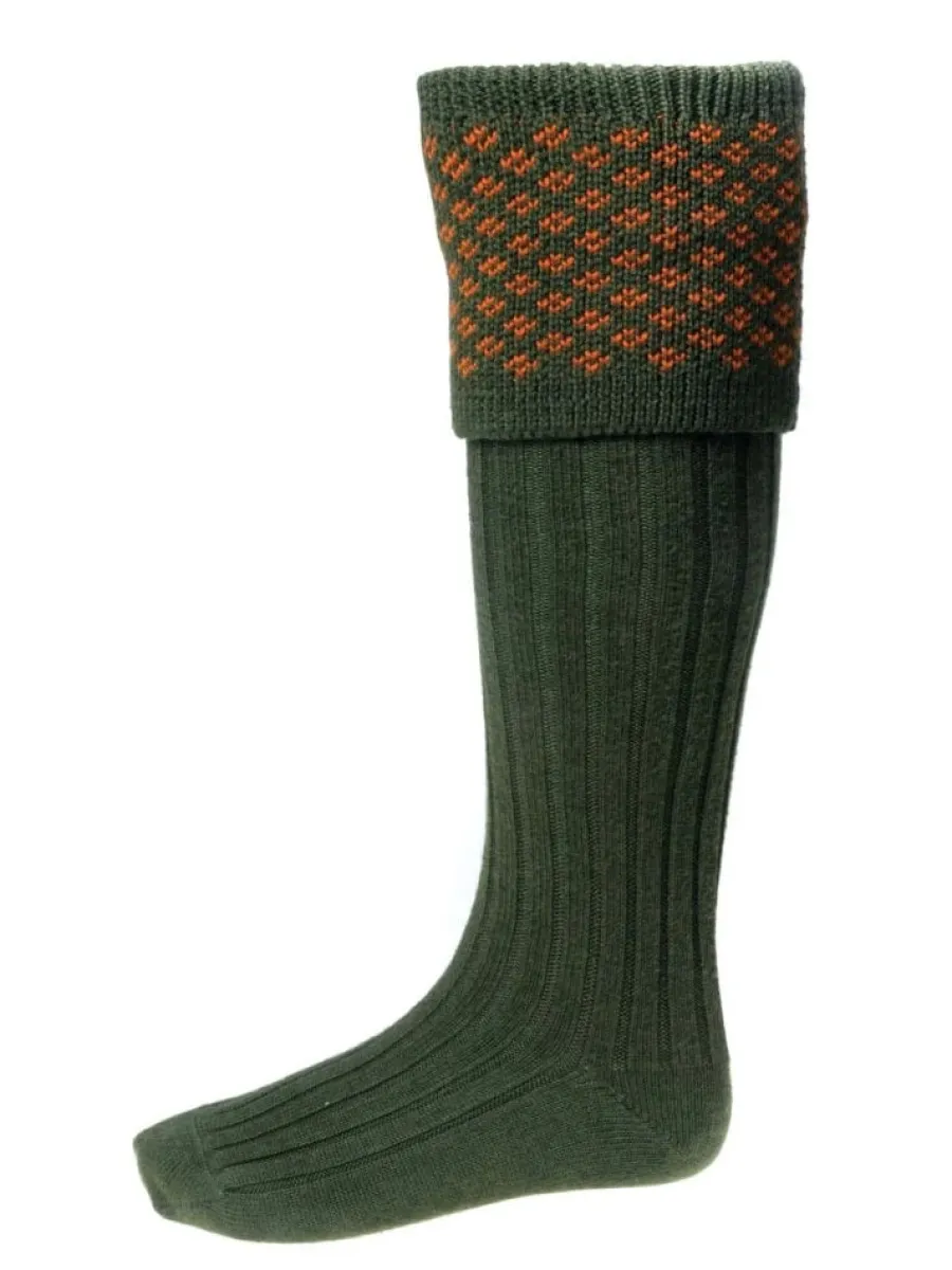 House Of Cheviot Boughton Shooting Socks - Mens -