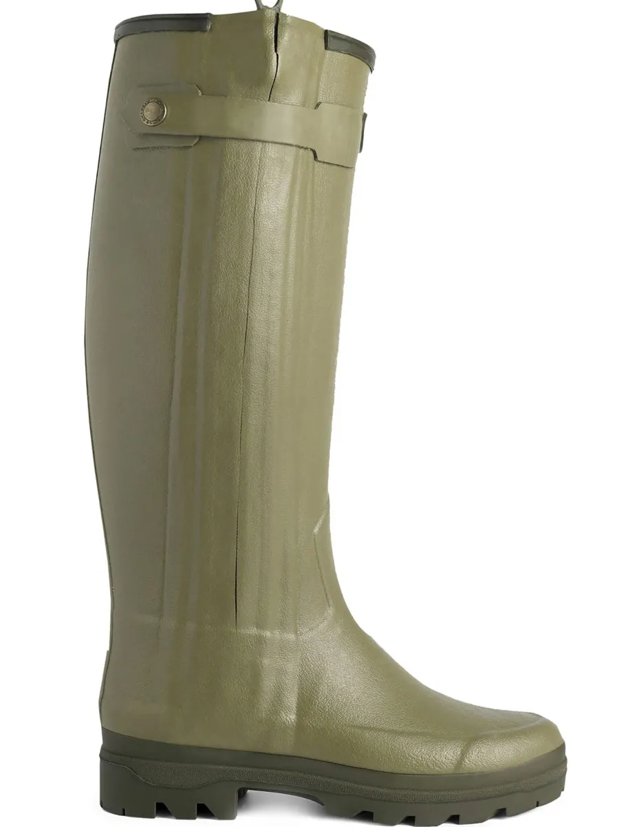 le_chameau_chasseur_boots_7.webp Le Chameau Chasseur Boots - Ladies Leather Lined Full Zip - Iconic Gre