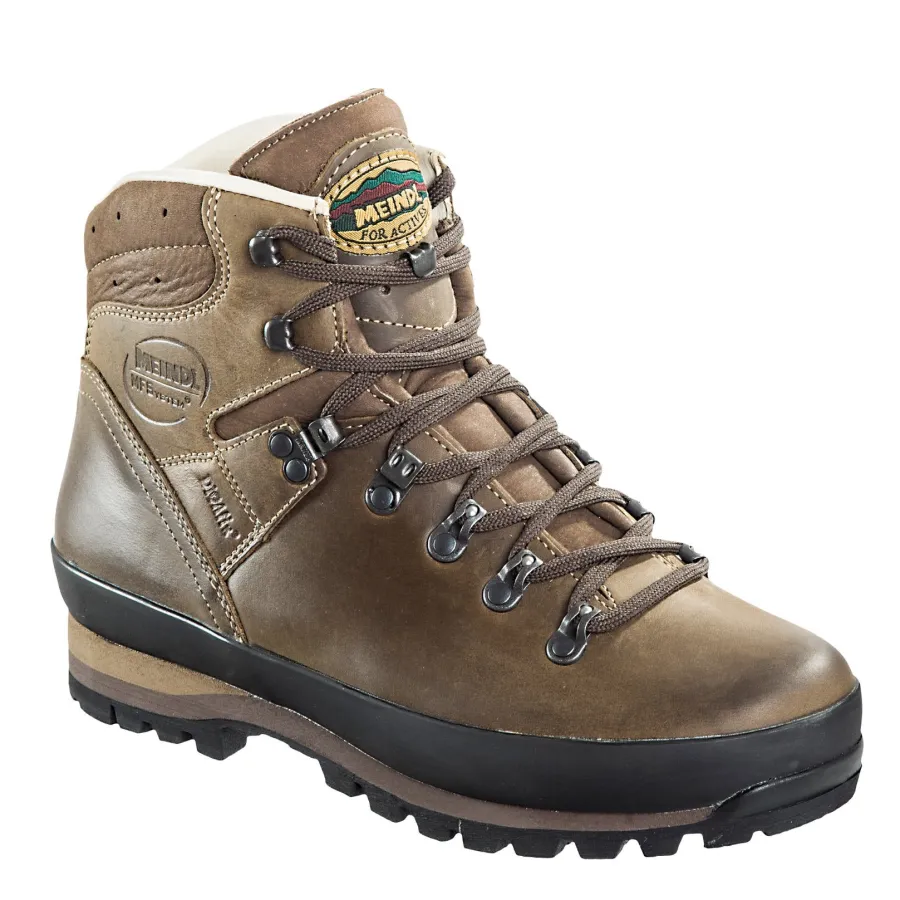 Meindl Borneo 2 MFS Walking Boots - Mens Leather Lined - Brown / Nouga