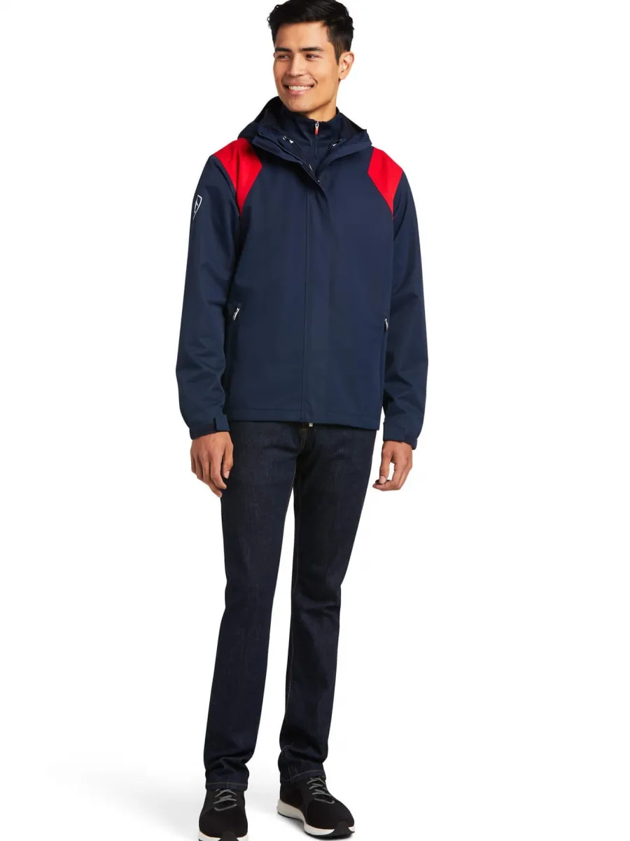 off__ariat_mens_spectato_3.webp Ariat 30% OFF - Mens Spectator Waterproof Jacket - Team Navy - Size: L