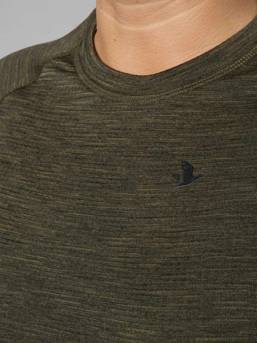 seeland_active_long_sleev_2.webp Women Seeland Active Long Sleeve T-shirt - Ladies - Pine Green